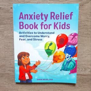 Anxiety Relief Book for Kids Illustrated Nonfiction Mental Health Paperback Book